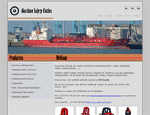 Tablet Screenshot of maritime-safety-clothes.be
